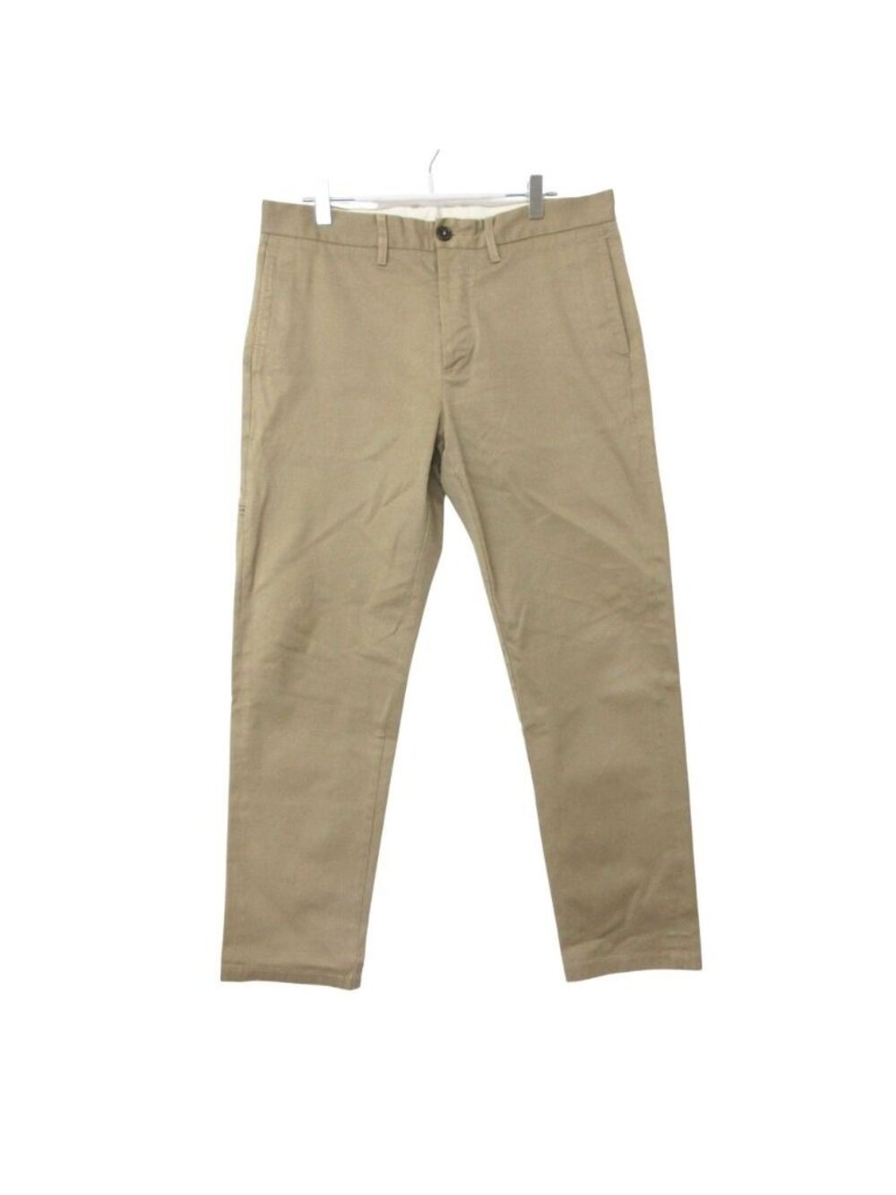 Moncler Chino Pants Tricolor Cotton Button Fly Stretch Pantalone Sportivo Beige